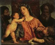 Madonna of the Cherries Titian